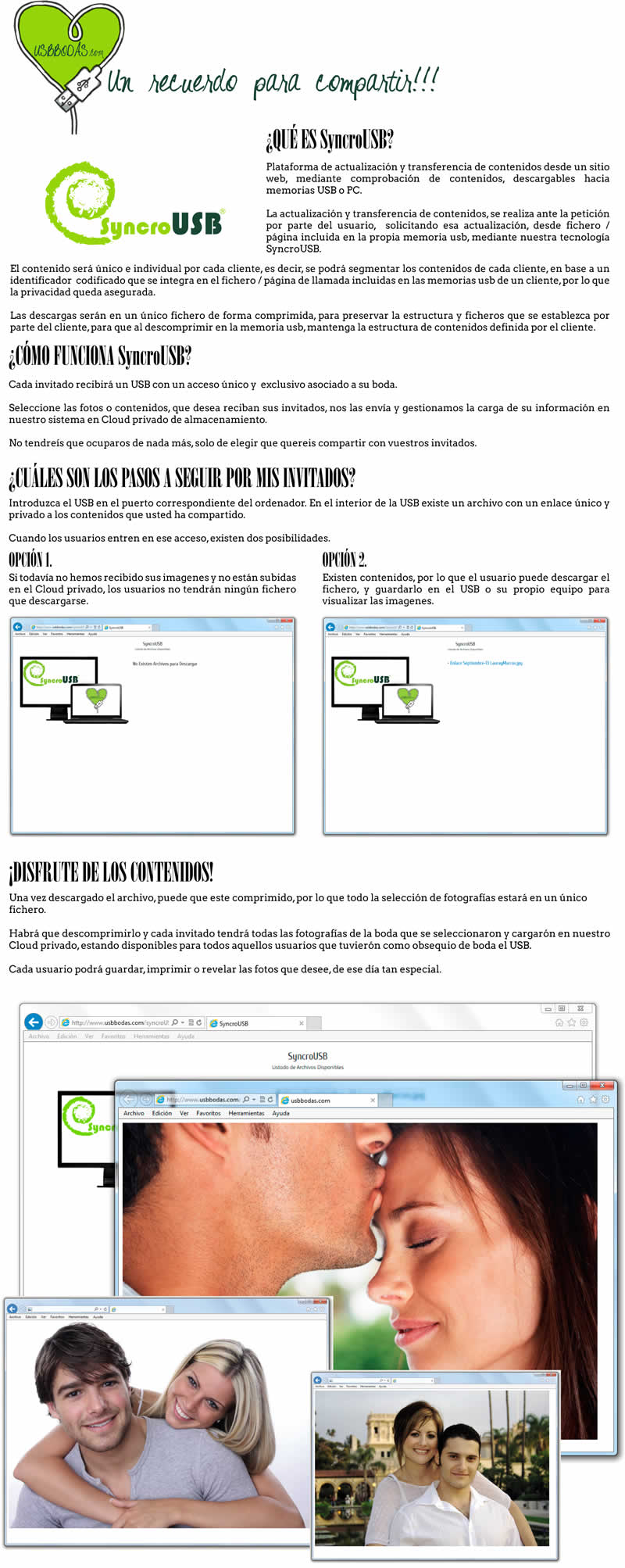 Información Util Memorias USB